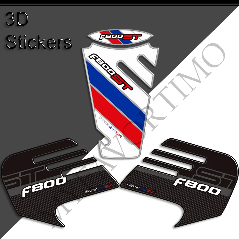 

Motorcycle Stickers Decals For BMW F800ST F 800 S ST F800 Tank Pad Side Grips Gas Fuel Oil Kit Knee Protector Protection