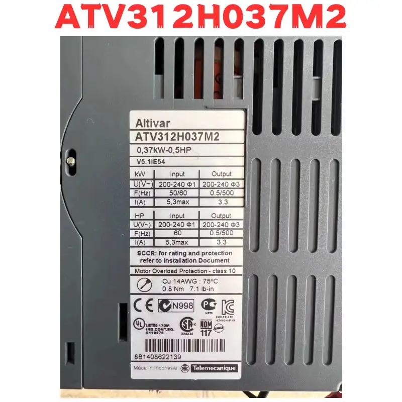 Second-hand ATV312H037M2 Inverter Tested OK