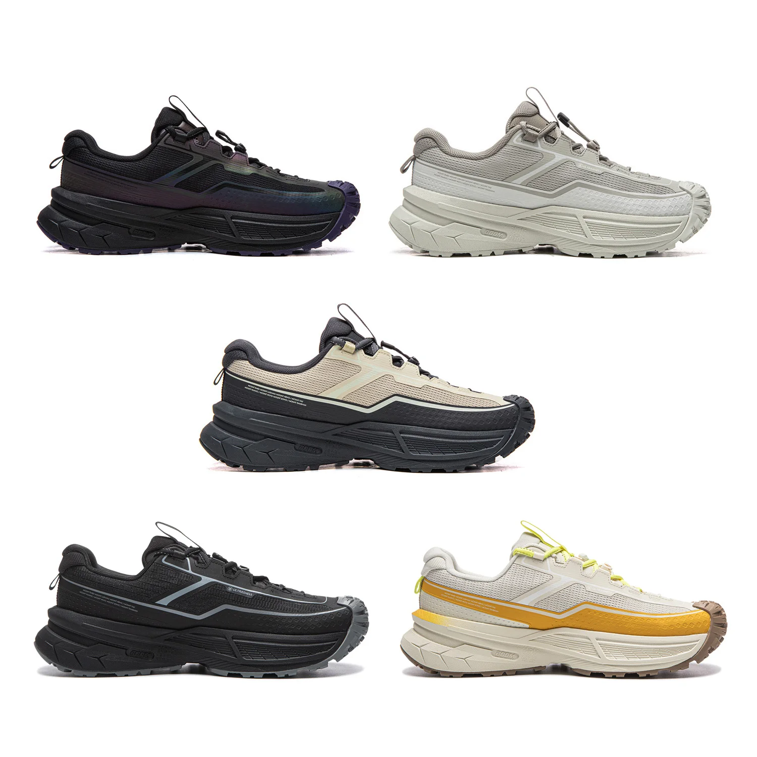 Li-Ning Unisex AXC RUSH 2 Outdoor Hiking Shoes BOOM Cushion Lightweight Springy Stable LiNing Anti-slip Sneakers AHTW003 image 6