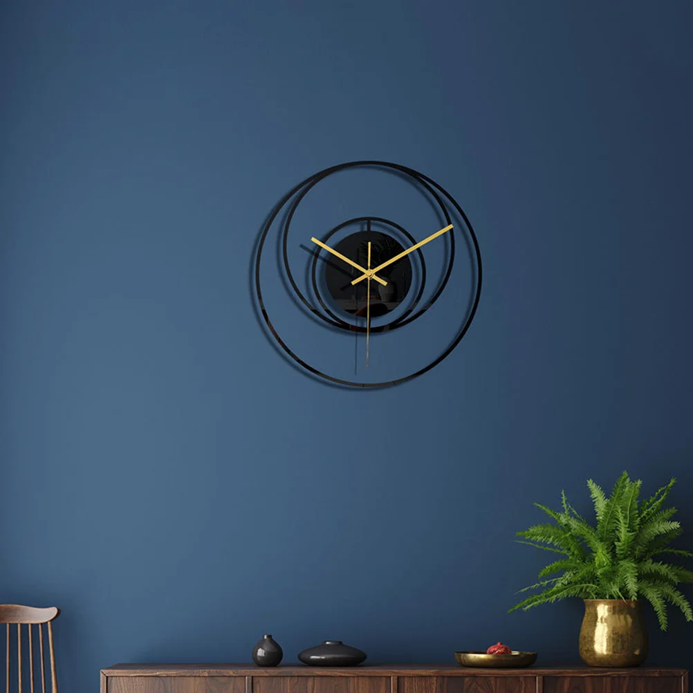 

Acrylic Wall Clock Silent Hanging Modern Decorative for Bedroom Clocks Non Ticking Retro