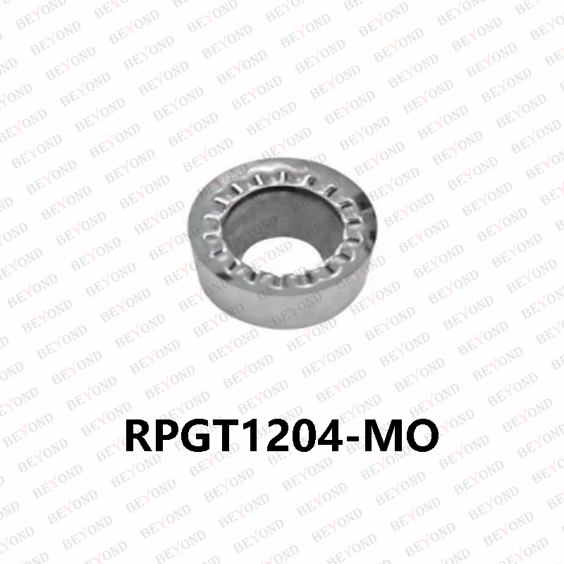 BEYOND RCGT RPGT 1003 10T3 1204 MO AK H01 Alat Pemotong Bubut Sisipan Karbida Penggilingan untuk Pengolahan Tembaga Aluminium