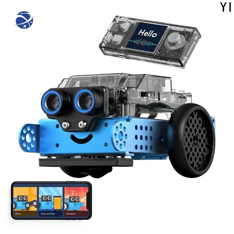 YYHC Makeblock mBot Neo mBot 2, программируемый комплект робототехники с дистанционным управлением, Wi-Fi mBot2, автомобиль с кодированием царапин и питона