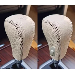 Collar Leather Car Gear Lever Cover for Nissan Altima Teana 2004 2005 2006 2007 2008 2009 2010 2011 2012 Shift Knob Protector