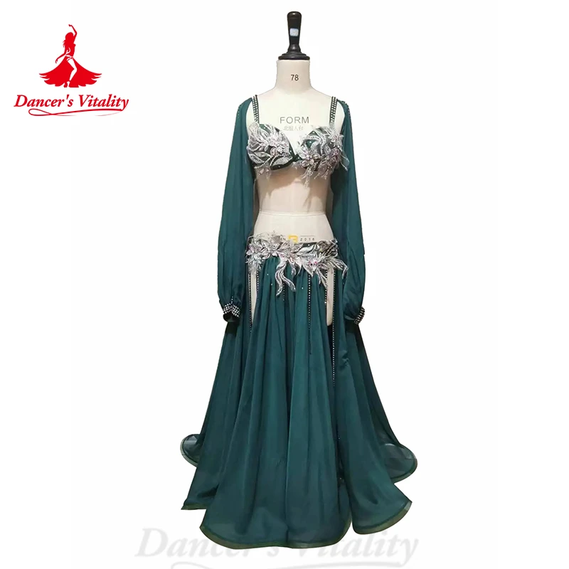 Belly Dance Performance Suit for Women Belly Dancing Competition Set Customzied Adult Child Bellydance Costumes Set Stage Wear