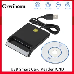 X01 usb 2,0 smart kartenleser für bankkarte ic/id emv kartenleser hohe qualität für windows 7 8 10 linux os USB-CCID iso 7816