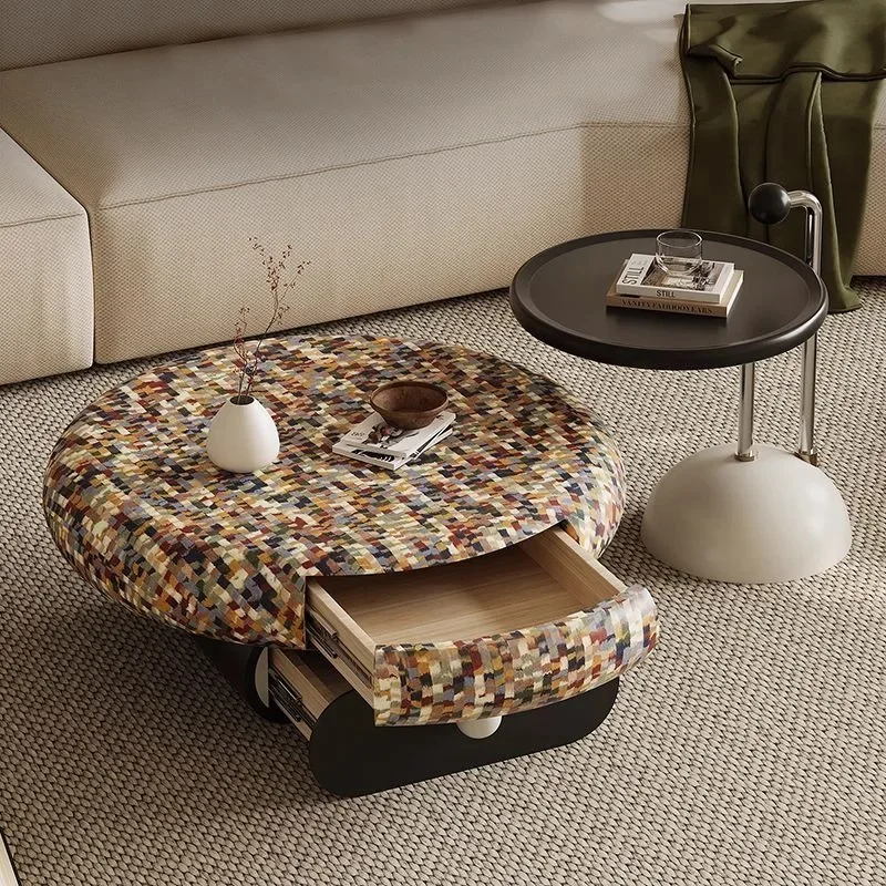 

Novelty Display Coffee Table Floor Ornaments Organizer Hardcover Coffee Table Small Storage Meubles De Salon Home Furniture