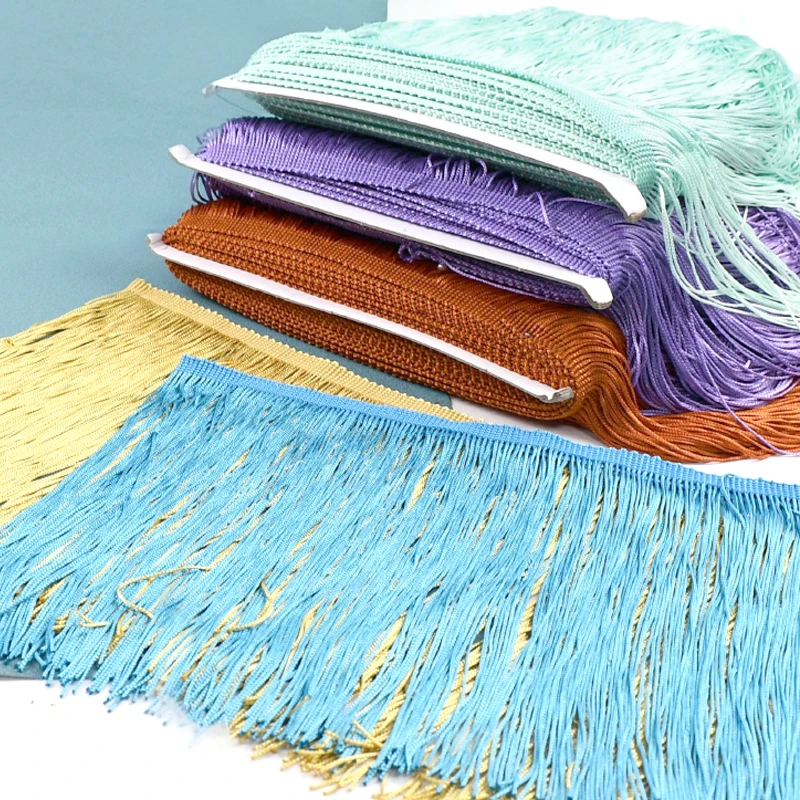

5Meters Long Tassel Fringe Trim 10/15/20/30cm for Dress Clothes Curtain Decorative Lace Sewing DIY Garment Accessories
