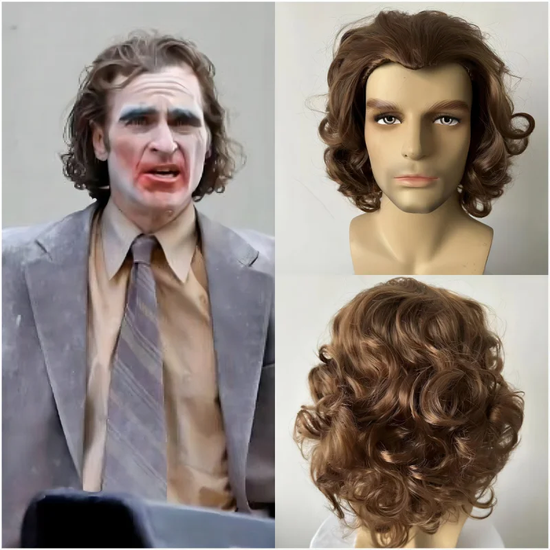 

Зеленый парик для косплея в стиле европейских и американских фильмов, средней длины, кудрявый, для Хэллоуина