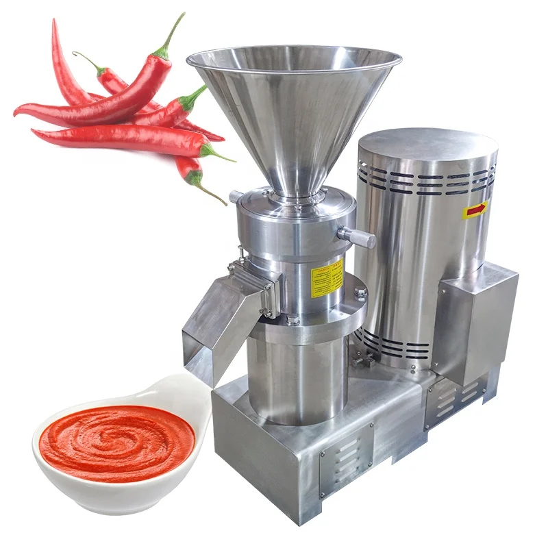 Home Use Shea Nut Grind Vertical Pistachio Nut Peanut Butter Produce Wet And Dry Peanut Grinder Make Machine For Paste