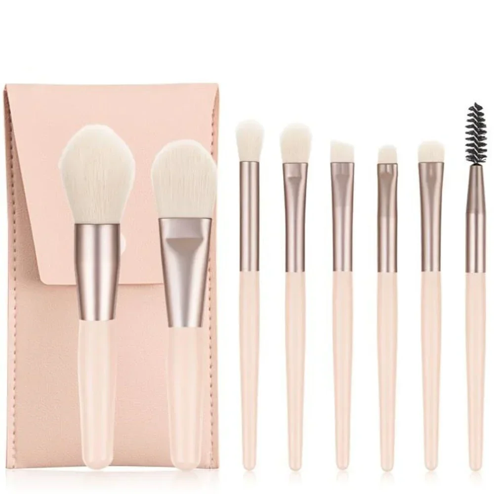 Delysia Kin 8pcs High Quality Mini Makeup Brushes Suit