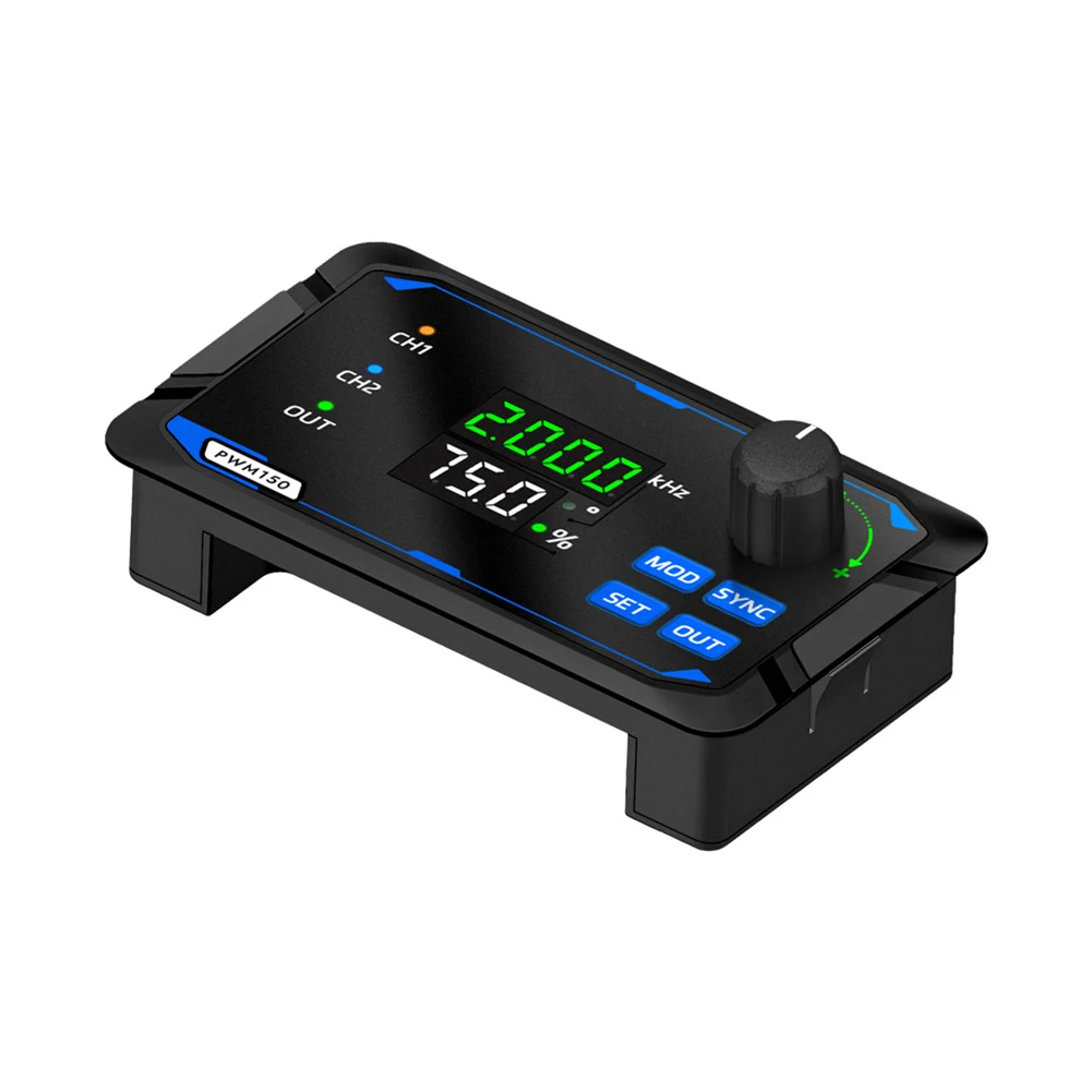 For PWM Signal Generator with Independent Dual Channel and Clear Status Indicators for Industrial Automation and DIY