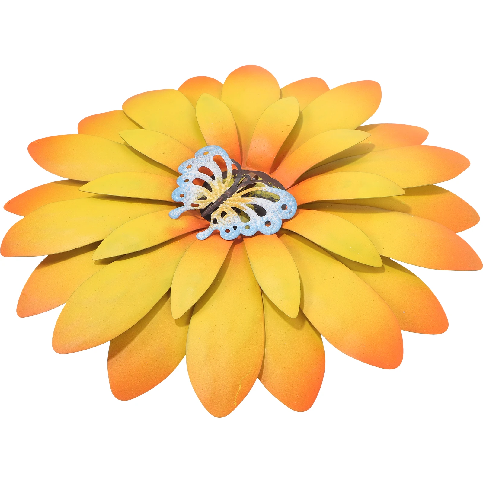 

Creative Metal Sunflower 3D Handmade Flower Hanging Pendant For Living Room Bedroom Office Home Decor Rustic 3D Art Wall