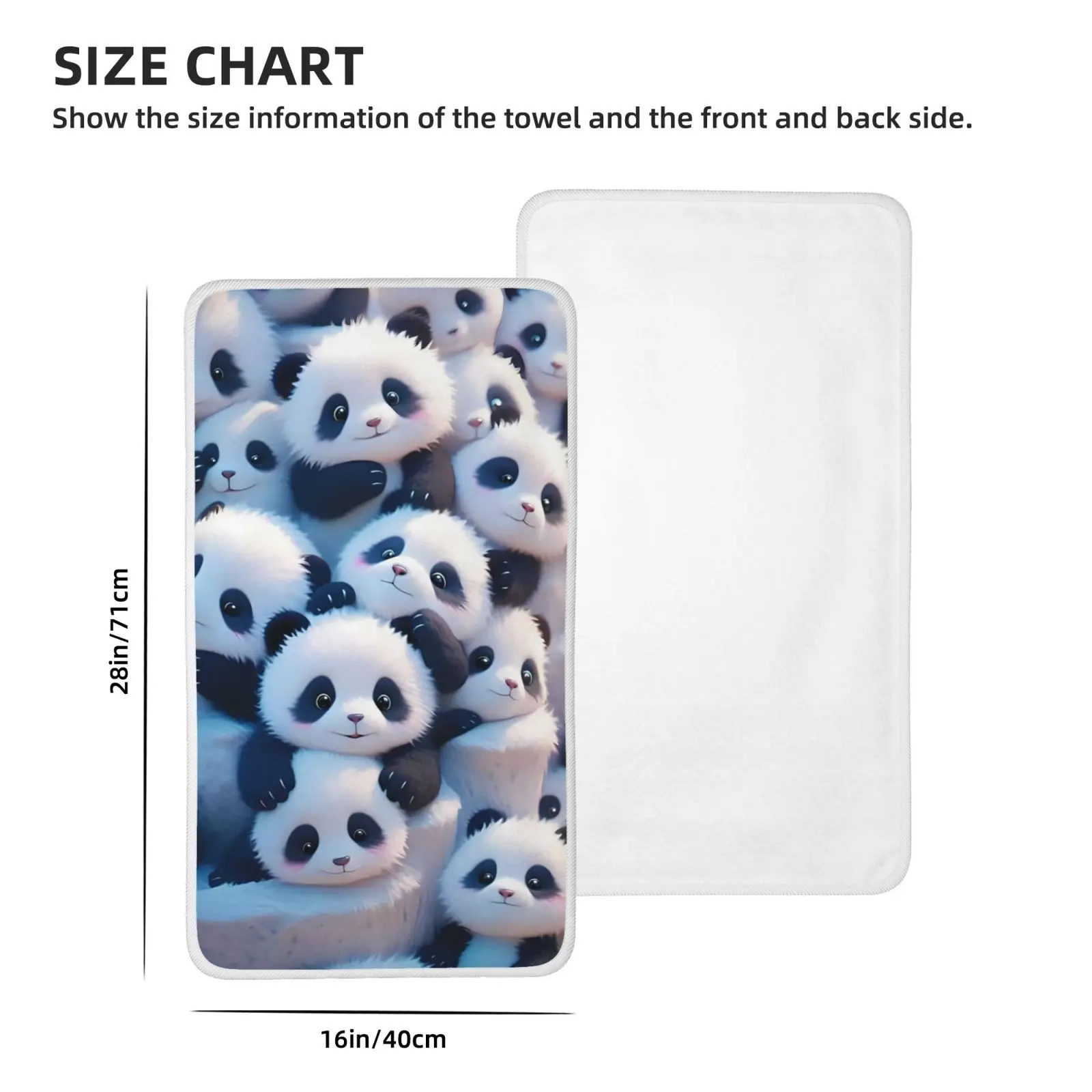 Cute Panda Decorative Hand Towel | 16