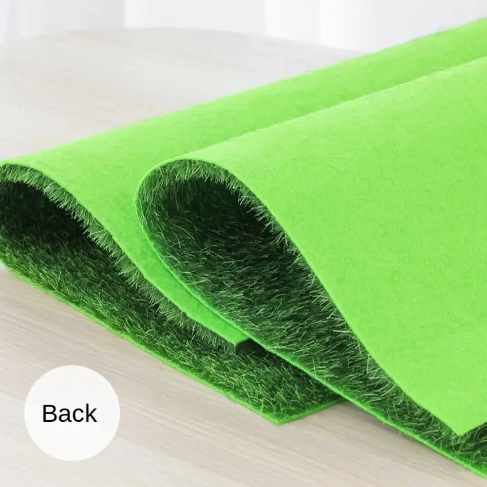 Durable Green Grass Mat Green Turf DIY Micro Landscape Fake Sod Simulation Moss Lawn