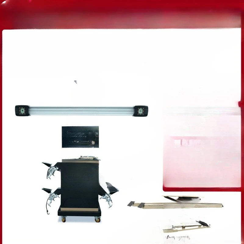 Automobile four-wheel aligner, automatic lifting beam aligner, large-screen lift