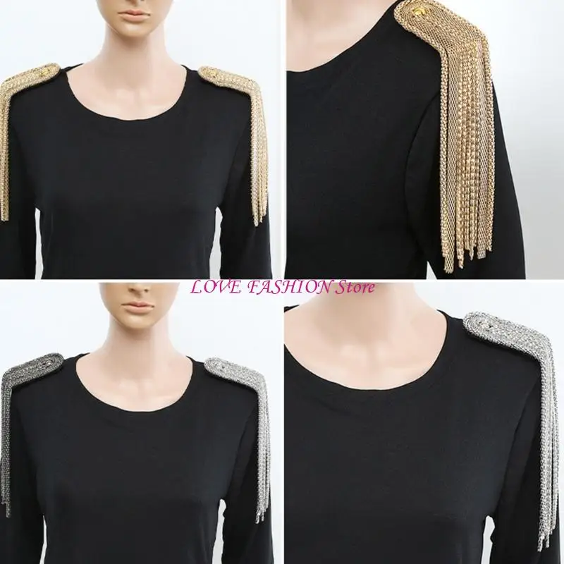 Tassels ที่ซับซ้อน Epaulet Board Board Badge Badge Decors Y166