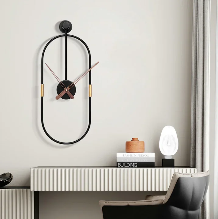 

z 24*59M Wholesale manufacturer factory price Cheap metal wall clock bedroom living room decoration home decor wall watch for s