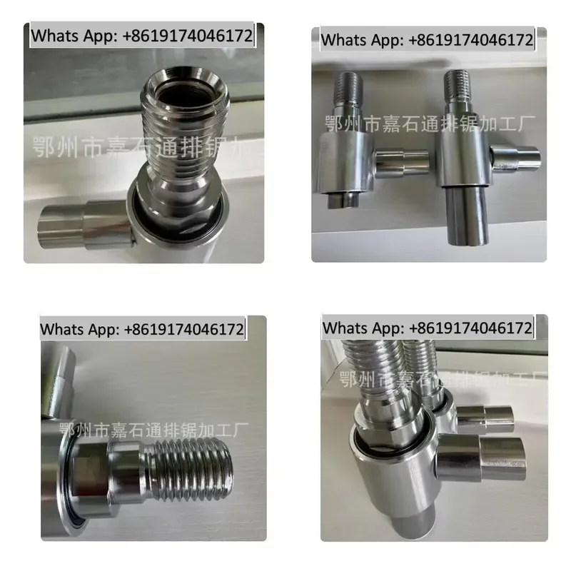 Diamond dust collector adapter M22 internal to 1-1/4-7 external adapter 1-1/4-7 internal to 1-1/4-7