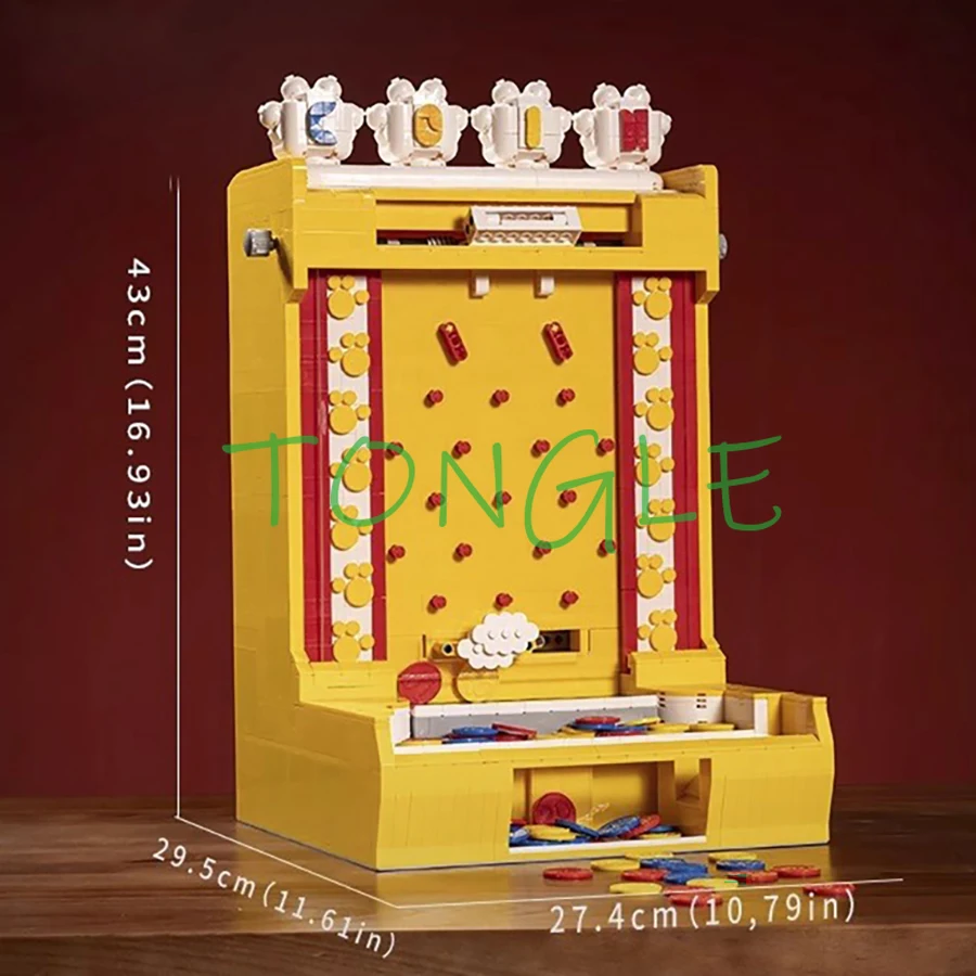 

2093PCS MOC Electric Coin Pusher Building Blocks Creative Game Consoles Assembling Model Toys for Children Birthday Gift Set