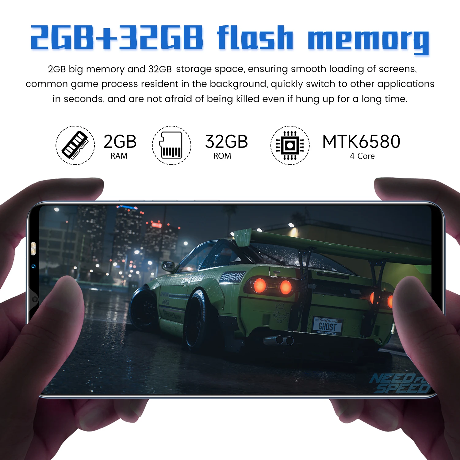 FUFFI-Note 15 Pro,Mobile phones Android,5.45 inch,32GB ROM,2GB RAM,2+8MP Camera,Smartphone,Google Play Store,2200mAh,Cellphones