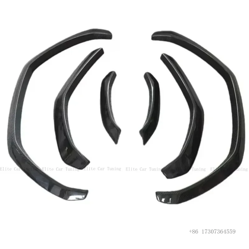 

M Style Carbon Fiber Fenders Decorate the Car Wheel Eyebrow