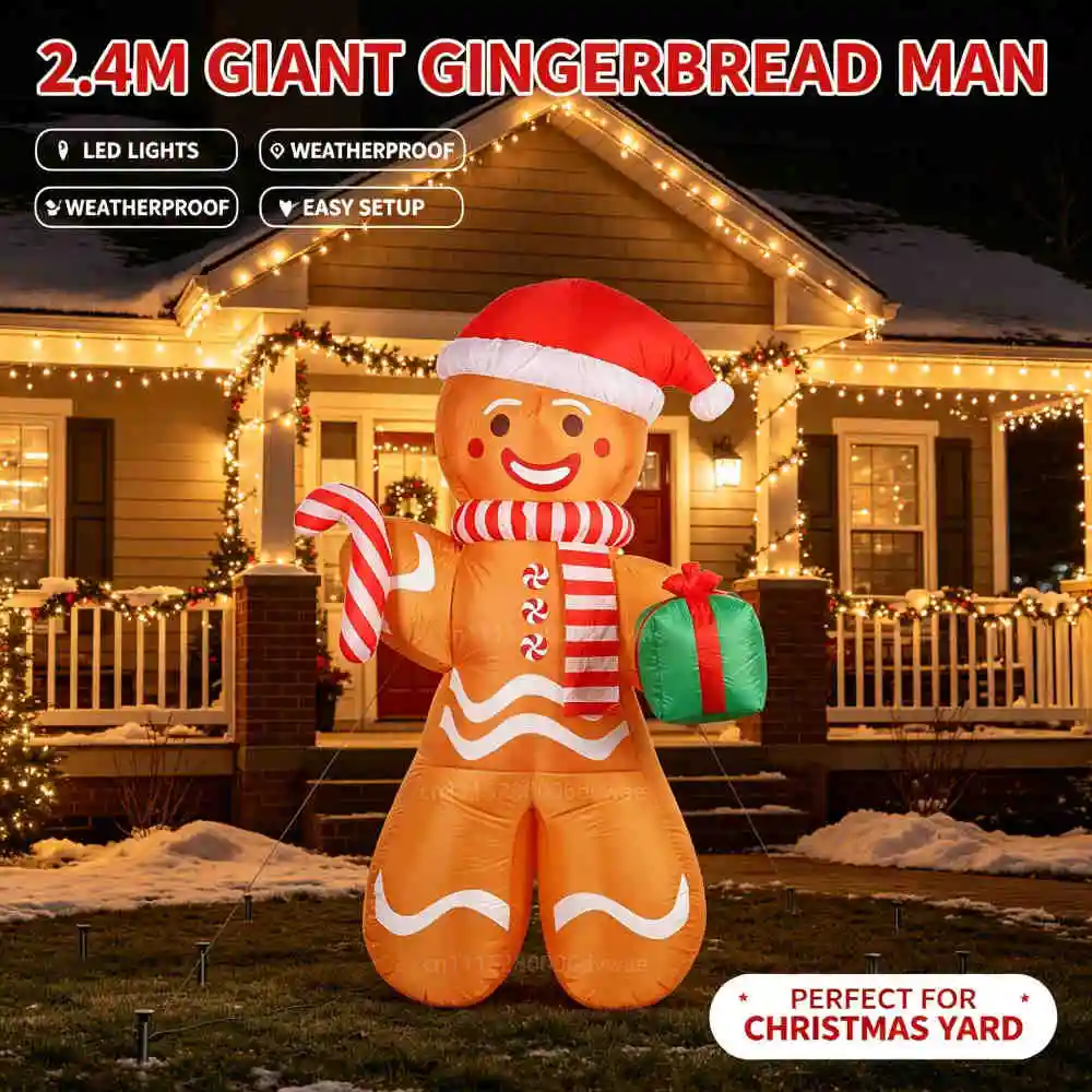 8ft-christmas-inflatable-gingerbread-man-gift-pack-small-cane-models-built-in-led-lights-outdoor-garden-party-large-decora-props
