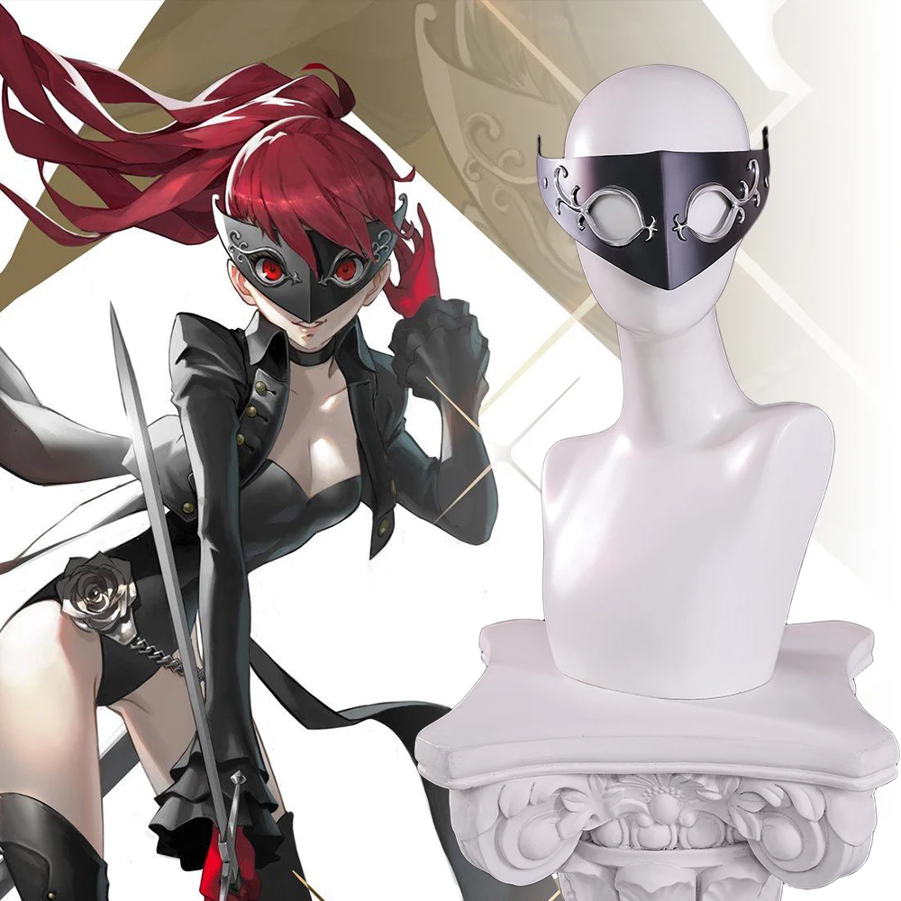 Game P5 Kasumi Yoshizawa Cosplay Mask Role Play Facepiece Halloween Carnival Props For Women
