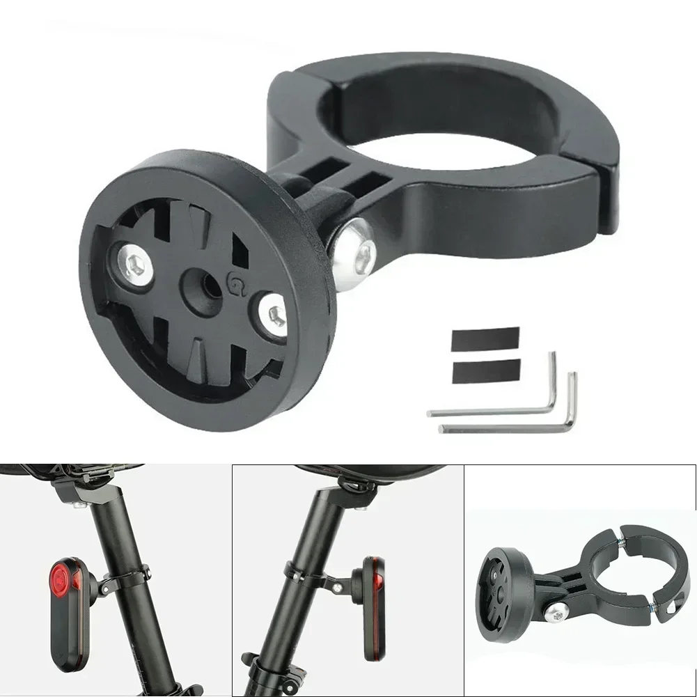 Bicycle Tail Light Bracket Bike Light Seat Post Mount For-Garmin Varia Compatible For-Gopro Cameras Tail Light Bracket