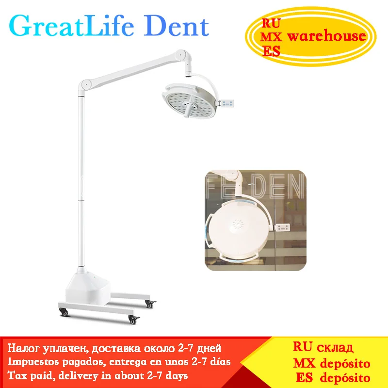 Dental Led Light Fashion Design Movable Operation Standing Dental Light Dental Led Light