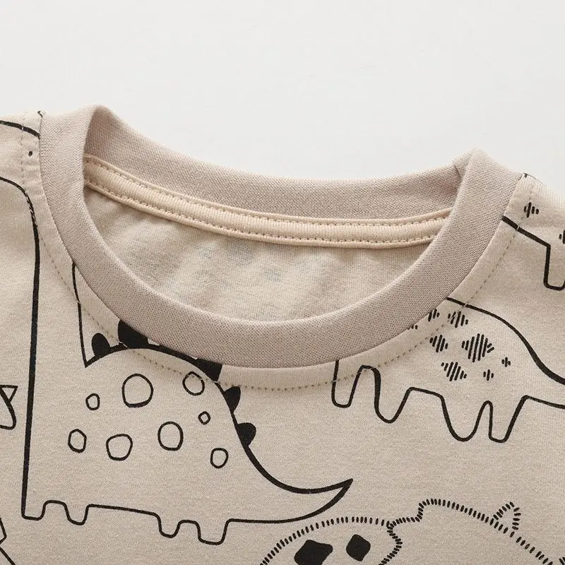 طقم بيجامات قطنية للأولاد من Malwee طقم دائري Ne Long Sve ملابس أطفال غير رسمية لخريف وشتاء جديد ملابس مريحة #2