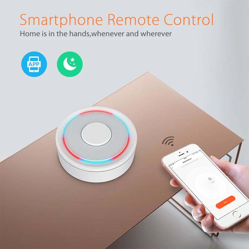 Tuya Smart ZigBee Wireless/Wired Gateway Hub Bridge Remote Linkage Devices WiFi Central Control Host Works With Smart Life APP