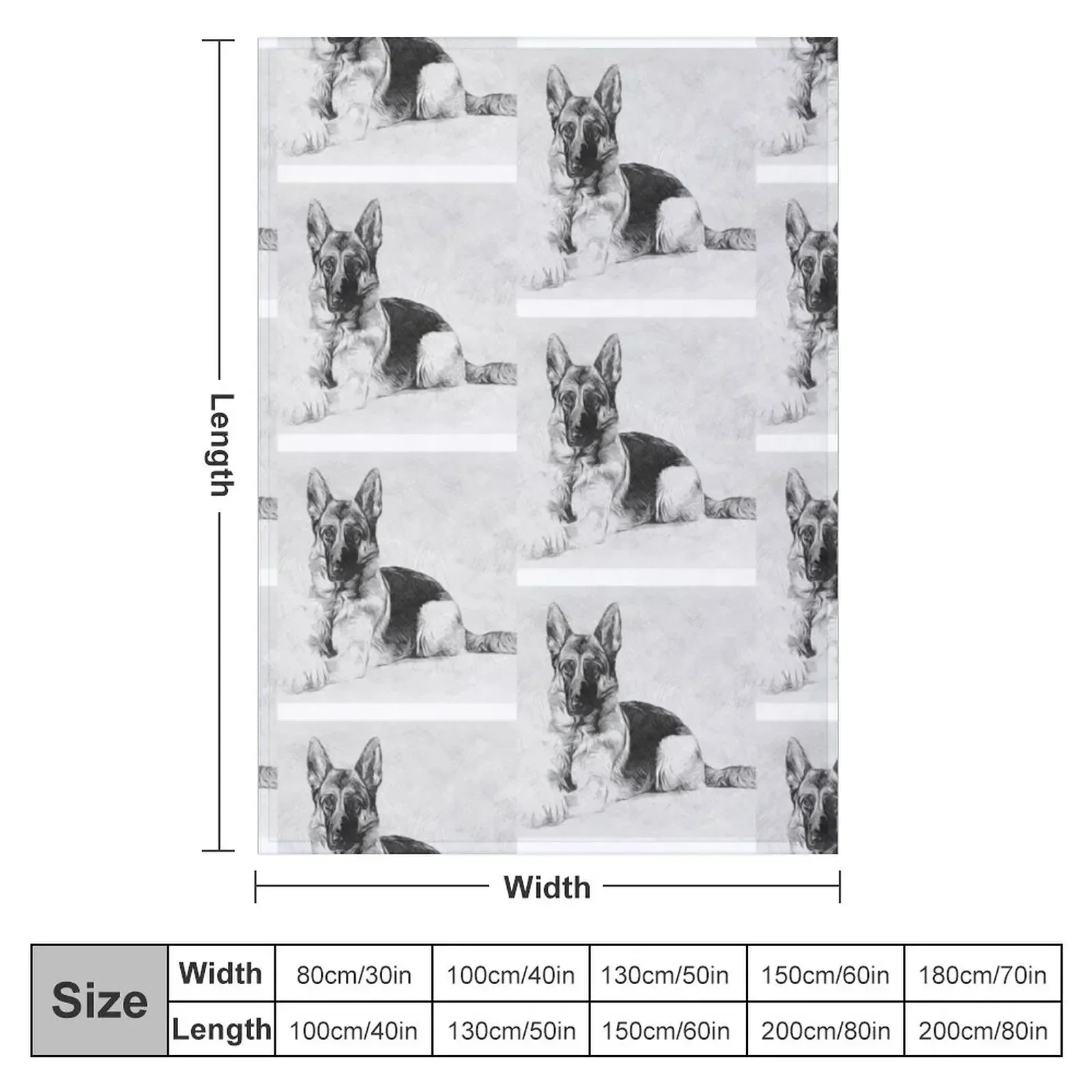LOVE GERMAN SHEPARD Throw Blanket funny gift Furry Hairys Cute Plaid heavy to sleep Softest Blankets
