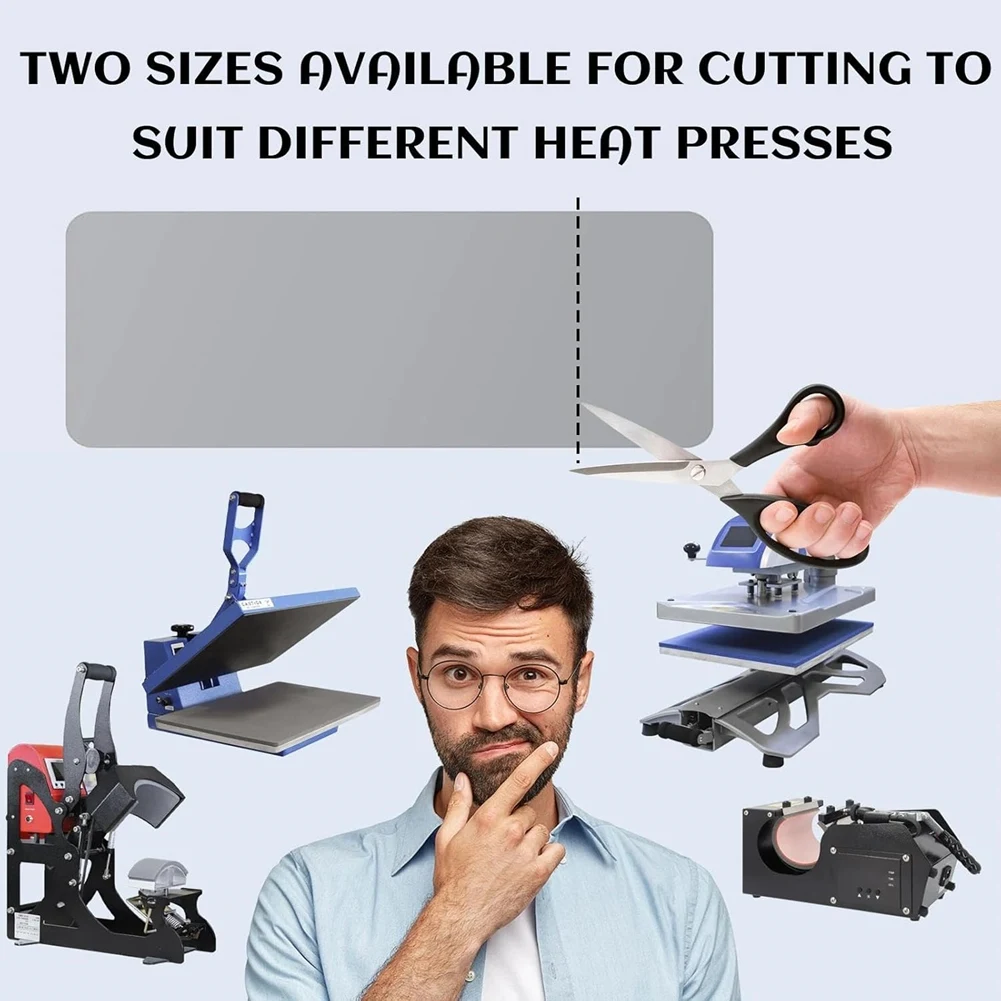 4 Pcs Silicone Hat Heat Mat & 2 Rolls Heat Tape Kit, 2-Size High-Density Cuttable Pads, for Home, DIY & Small Business