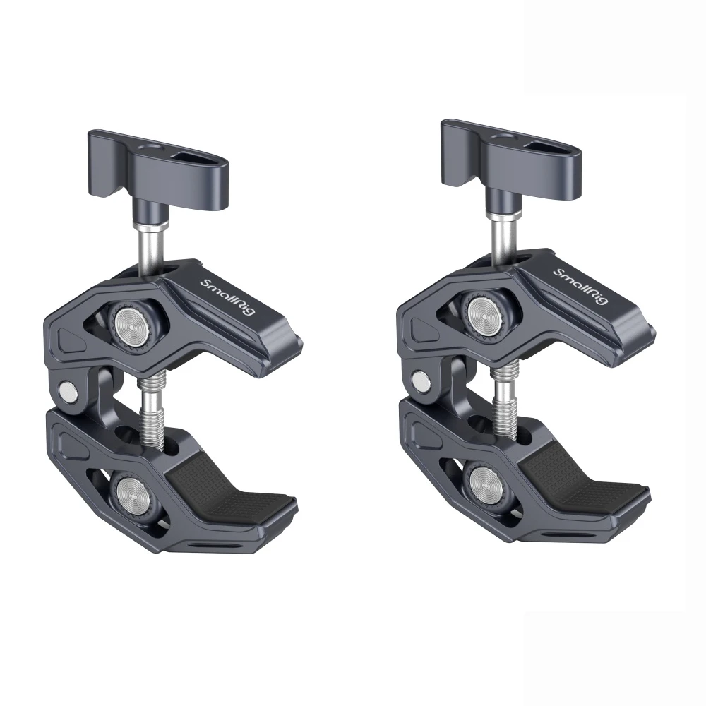 SmallRig krabvormige klem aluminiumlegering belasting 3,5 kg open afstand van 14 mm - 65 mm compatibel met de meeste fotografische accessoires