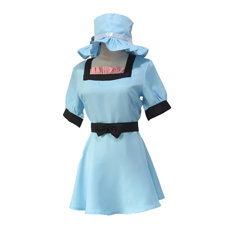 Steins Gate Cosplay Costumes para Mulheres, Lolita Maid, Shina Mayuri, Princess Dress, Conjunto completo, Girls Party, Uniforme de Carnaval, Jogos, Novo