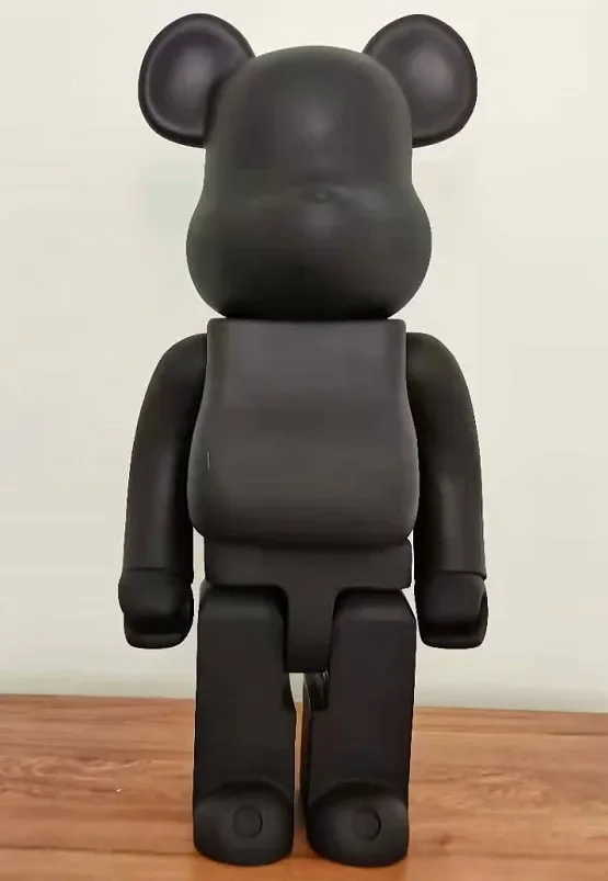 Promocyjne duże zabawki naturalnej wielkości niedźwiedź cegła czerwono-biała zwykła 70cm dla modelu lalki Bearbrick 1000% statua