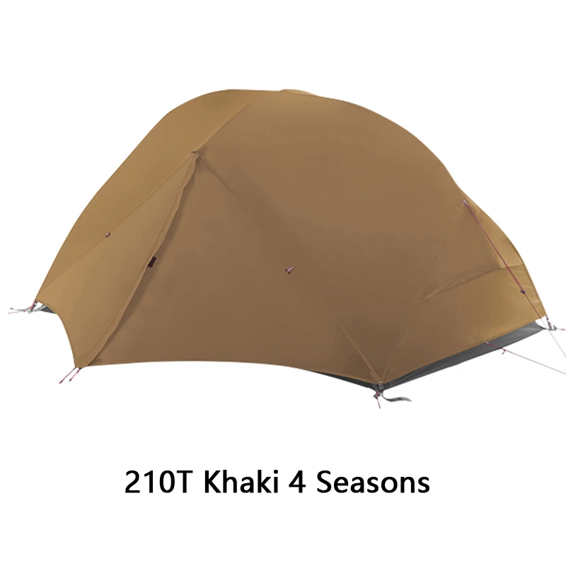 FLAME'S CREED Rucksackzelt für 2 Personen, Outdoor, Camping, 4 Jahreszeiten, Winter, 15D-Zelt, doppellagig, wasserdicht, Wandern, Überleben 8