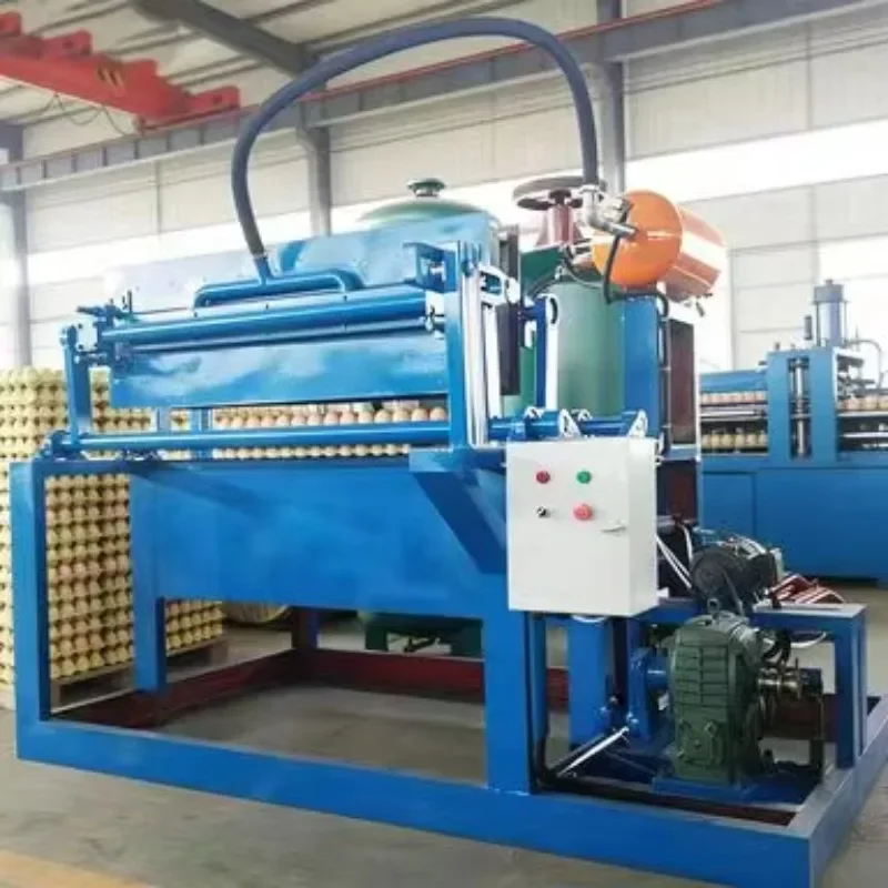 Automatic Egg Crate Manufacturing Machine Production Line Egg Tray Making Pulp Molding Equipment For Sale Business PlantHot Sale