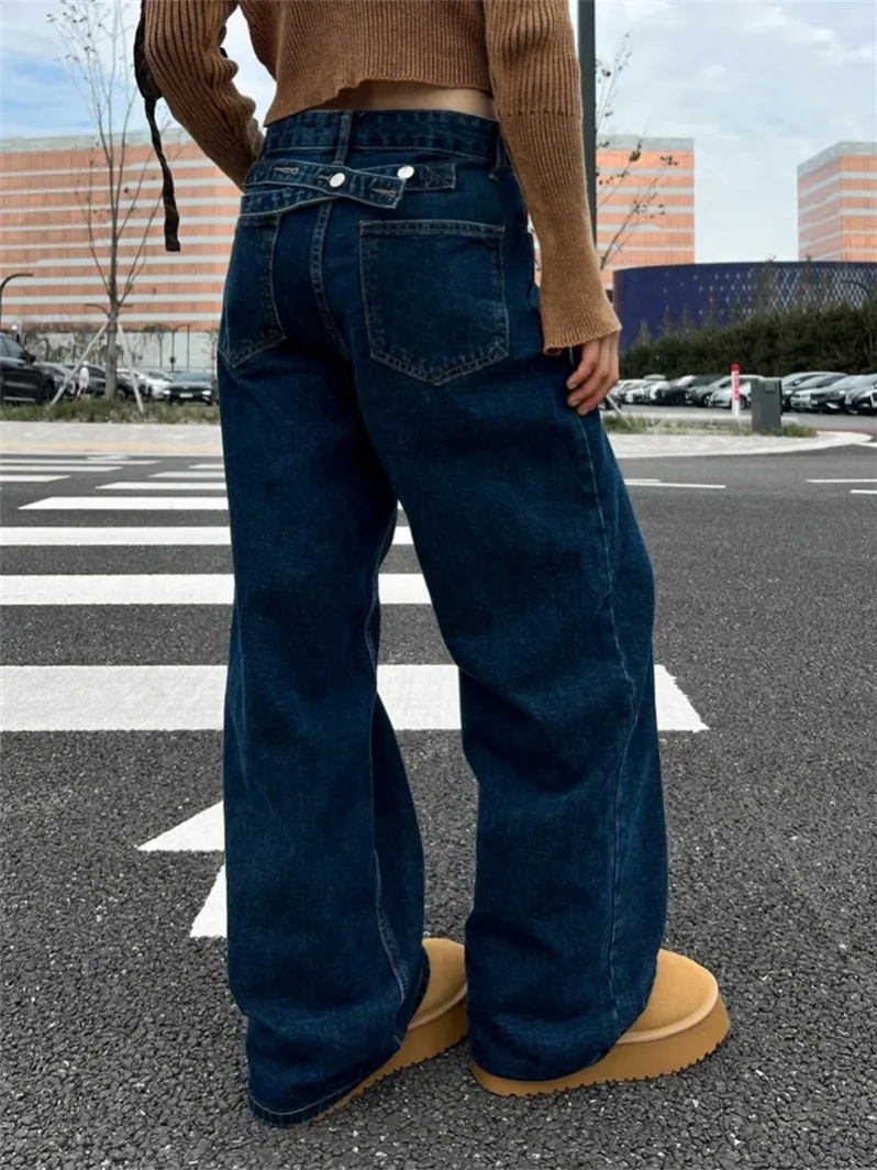 

Long Lazy Sle Waed Denim Floor-Length Trousers Commute Sle Pure E-commerce Chinese Production Regular Thin