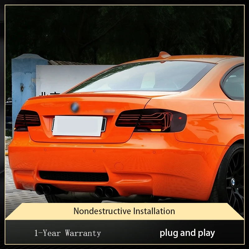 Vehicles Accessories For BMW E92 318 320 325 330 335 M3 2006-2012 LED Light DRL Upgrade Newest Lamp Car Taillight Lens Auto