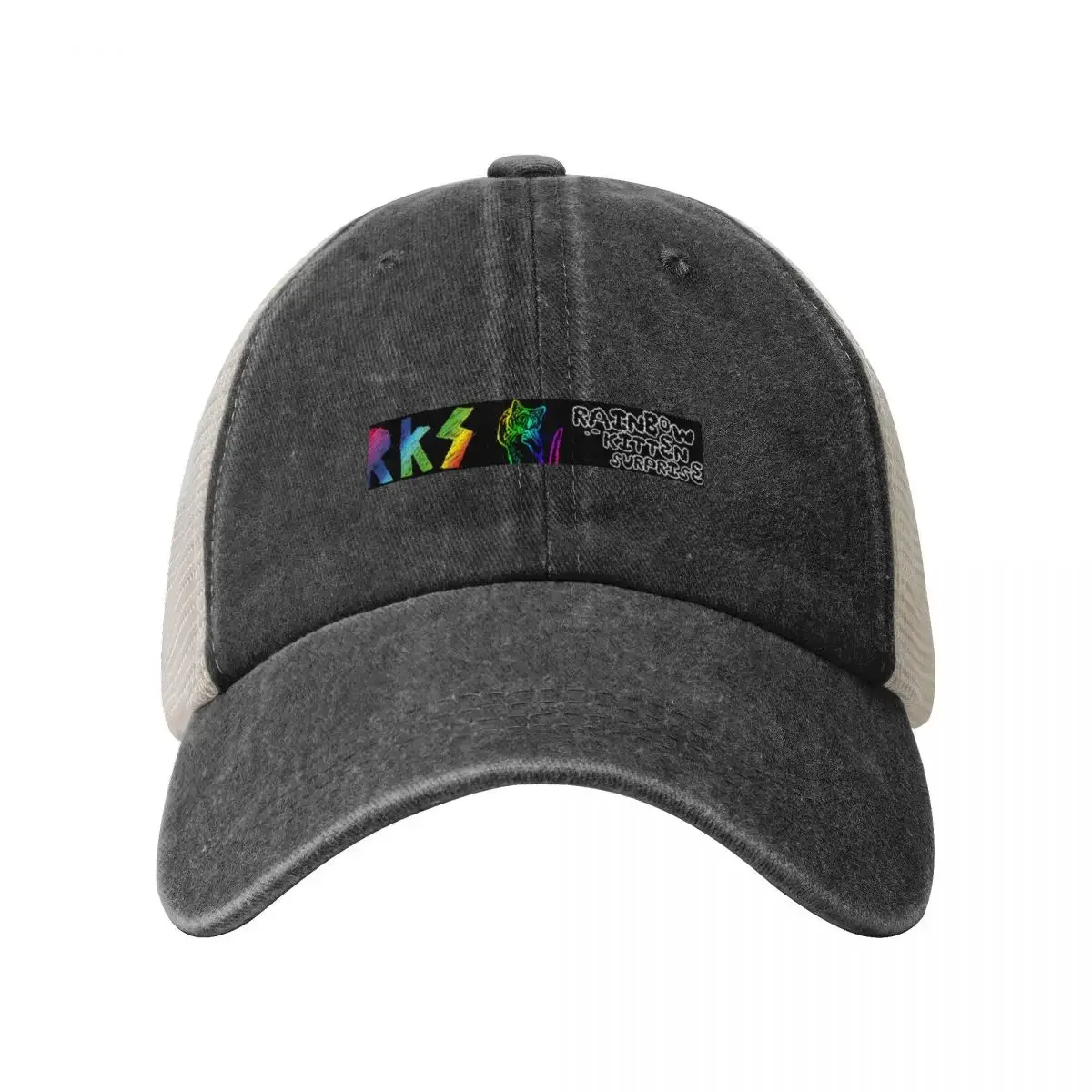 rainbow kitten surprise Baseball Cap Hat Baseball Cap Sun Cap Women's Beach Outlet 2025 Men's