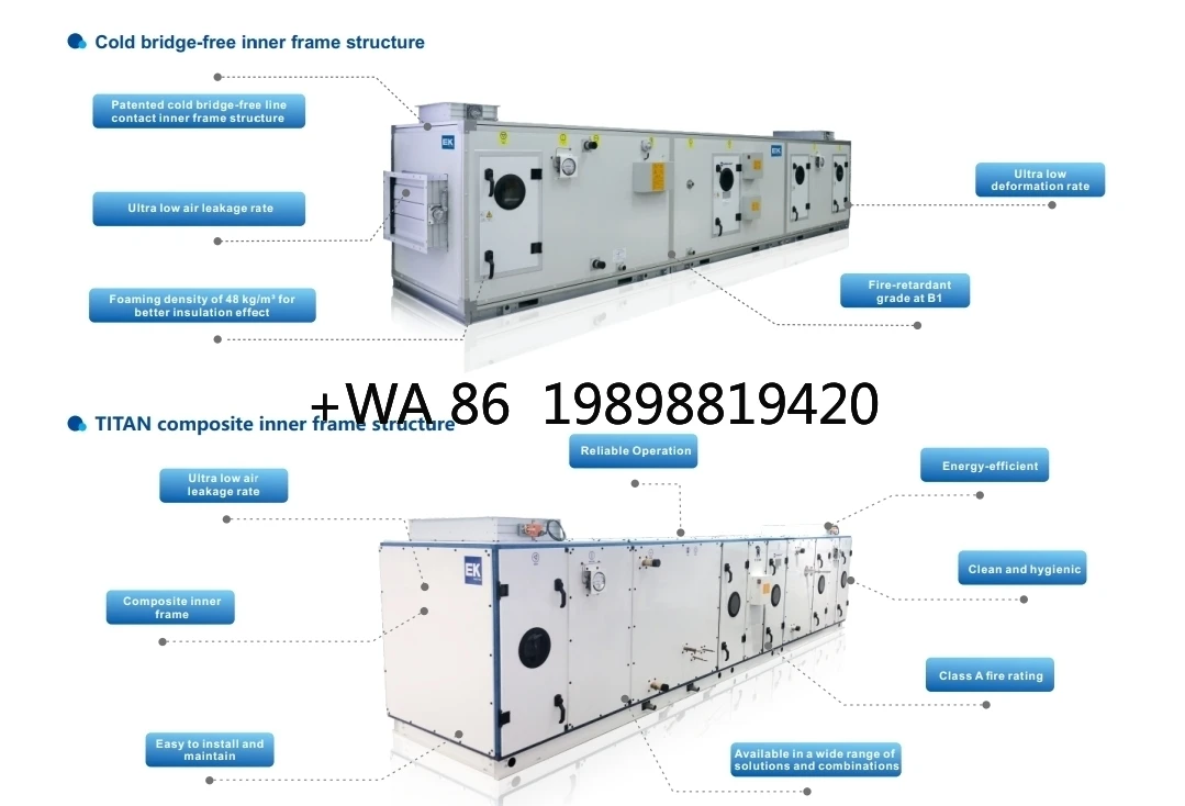 HVAC Commercial Central Air Condition High Quality Air Handling Package Ac Units