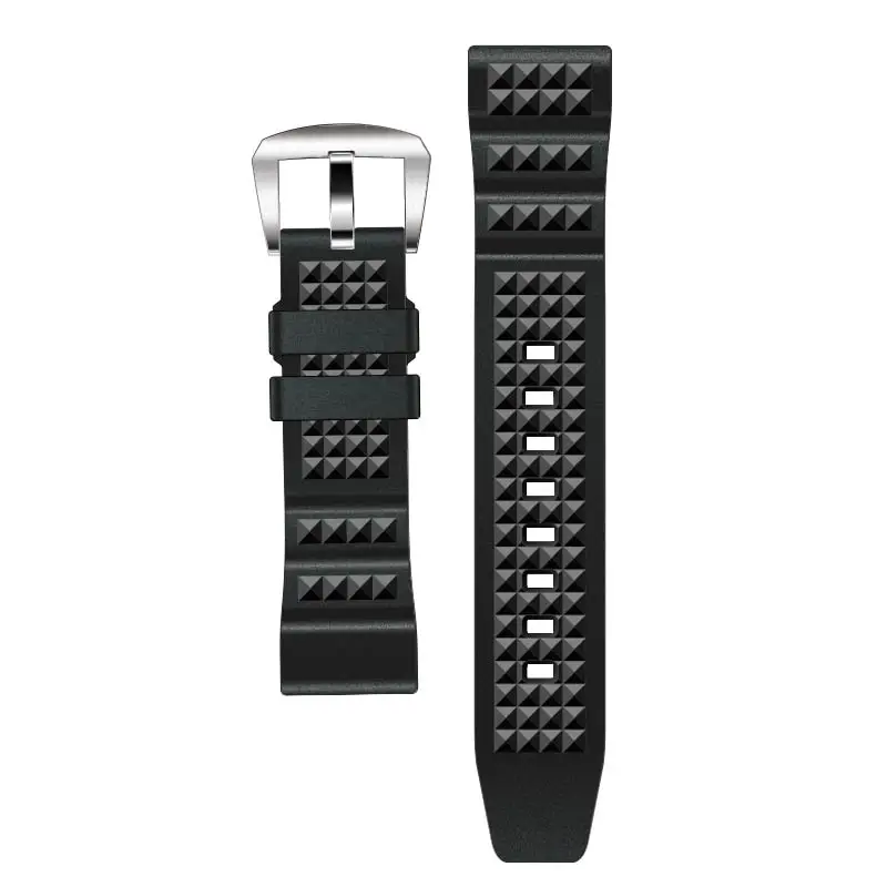 Merkur Rubber Strap 20 22 mm Suitable for Diving Watch, Comfortable and Breathable