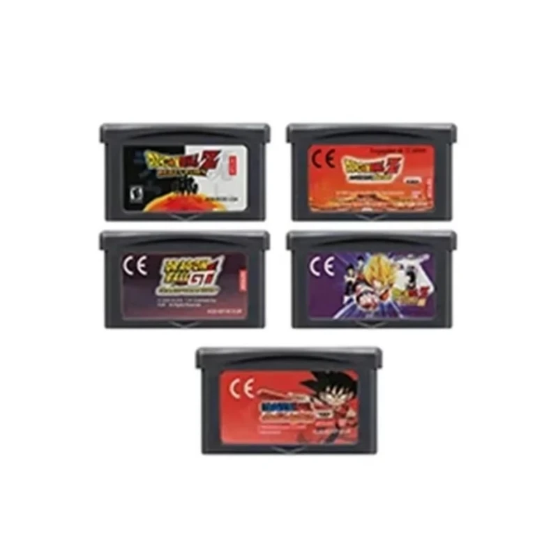 32 Bit Video Game Console Cartridge GBA Game Card Dragon Series Ball Buus Fury Advanced Adventure Supersonic Warriors For DS/GB