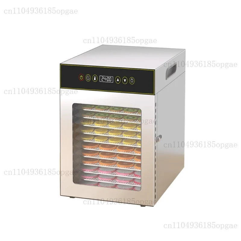 

Household 12-layer food dryer Double-layer stainless steel meat seafood dryer Commercial power-saving fruit drying machine