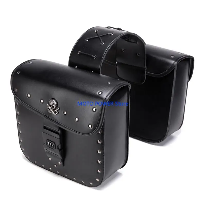 

G7ND Spacious Waterproof Motorcycle Saddlebags Detachable Design With Secure Combination Lock For Rides Weatherproof Design
