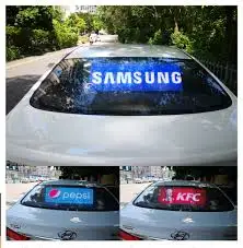 Factory wholesale price p2.6 taxi Full Color Video Advertising Sign car Rear window led display