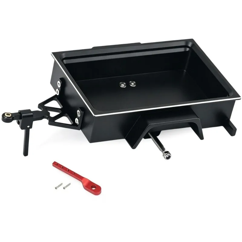 ABXE-For Jeep Bronco K10 Build Compatible SCX30 Aluminum Alloy 1/30 RC Trailer Chassis Frame(Wheels/Tires Not Included)