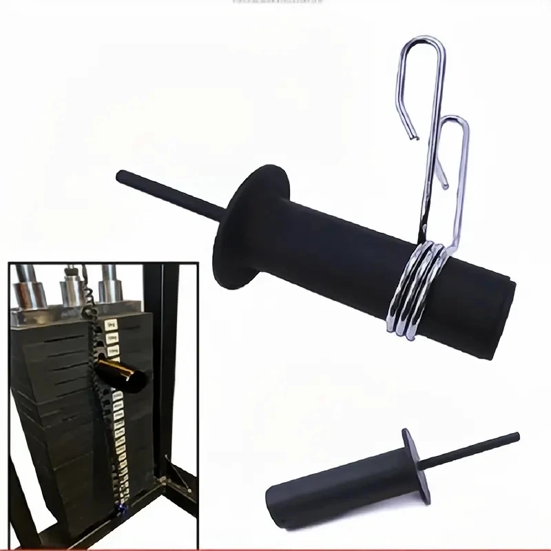 Home Gym Stack Pin Extenders Replace Barbell Loading Pins and Are Used to Increase the Weight of Fitness Equipment