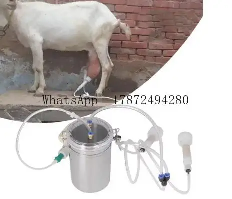 Hot-sell 2L Manual Effort Saving Operation Stainless Steel Bucket Portable Milking Kit